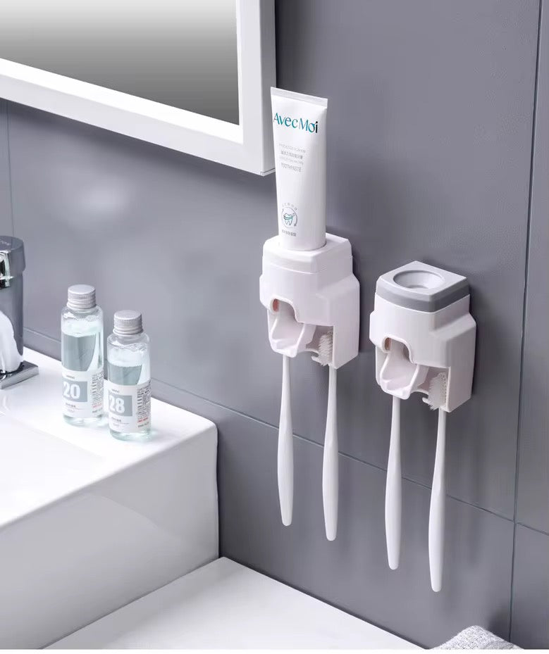 Smart Wall-Mount Toothpaste Dispenser (No Mess, No Waste)