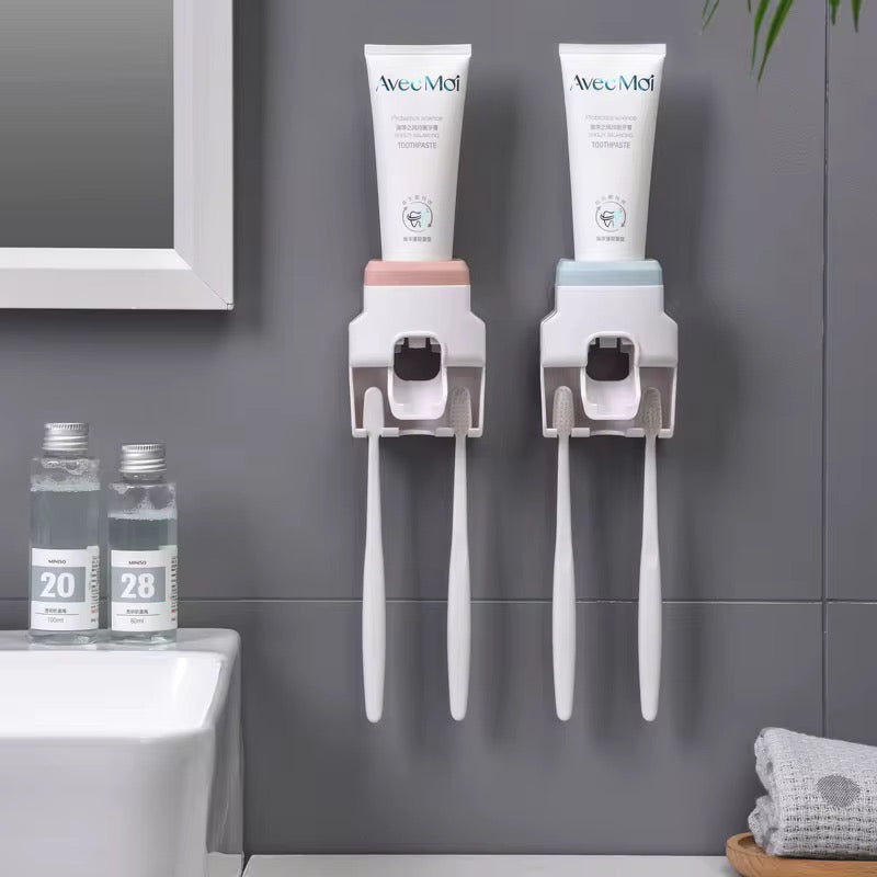 Smart Wall-Mount Toothpaste Dispenser (No Mess, No Waste)