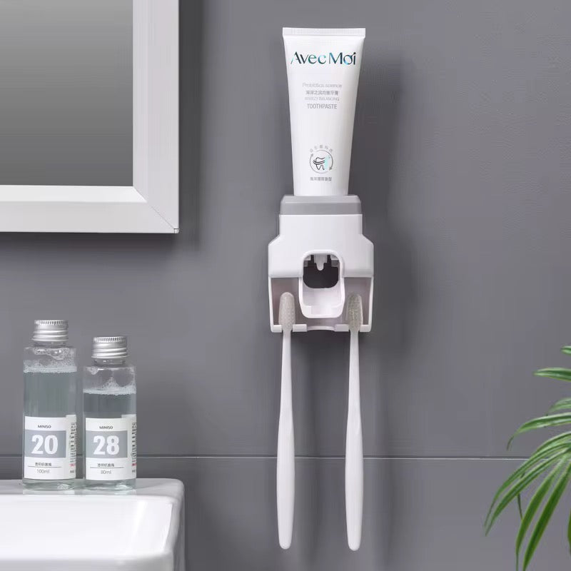 Smart Wall-Mount Toothpaste Dispenser (No Mess, No Waste)