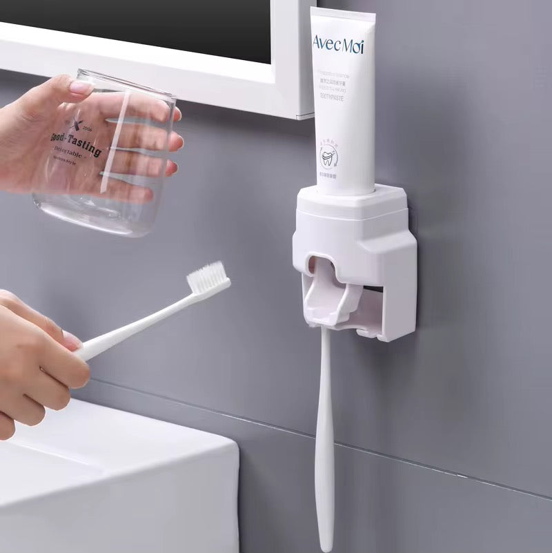 Smart Wall-Mount Toothpaste Dispenser (No Mess, No Waste)
