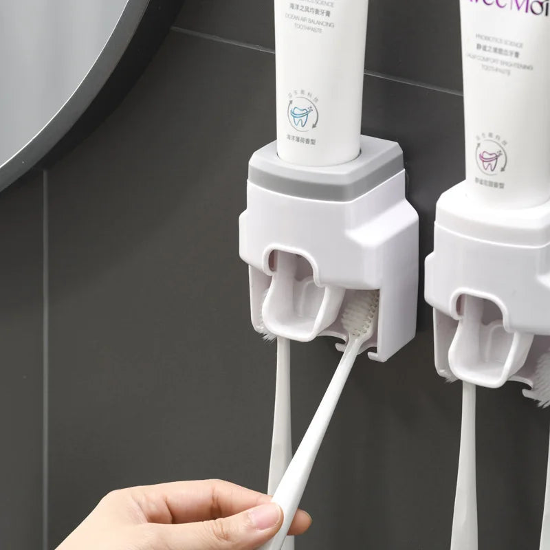 Smart Wall-Mount Toothpaste Dispenser (No Mess, No Waste)