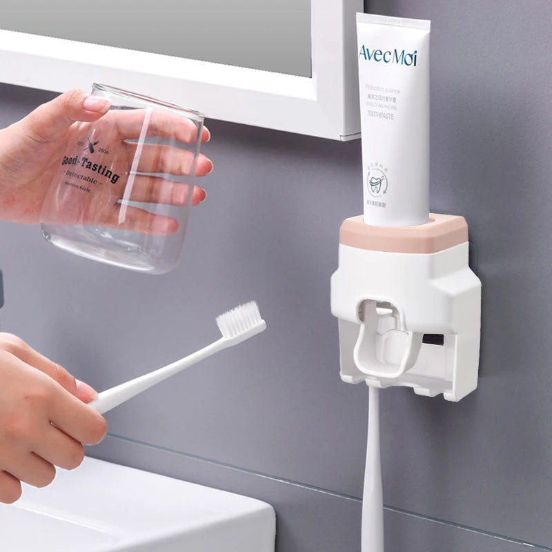 Smart Wall-Mount Toothpaste Dispenser (No Mess, No Waste)