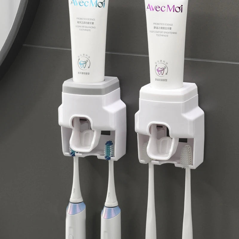 Smart Wall-Mount Toothpaste Dispenser (No Mess, No Waste)